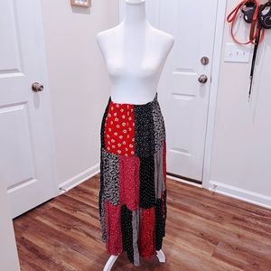 Vintage Lucia Lubben Broomstick Skirt.  Size L.